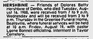 funeral notice